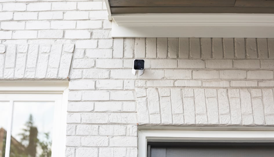 ADT outdoor camera on a Hagerstown home
